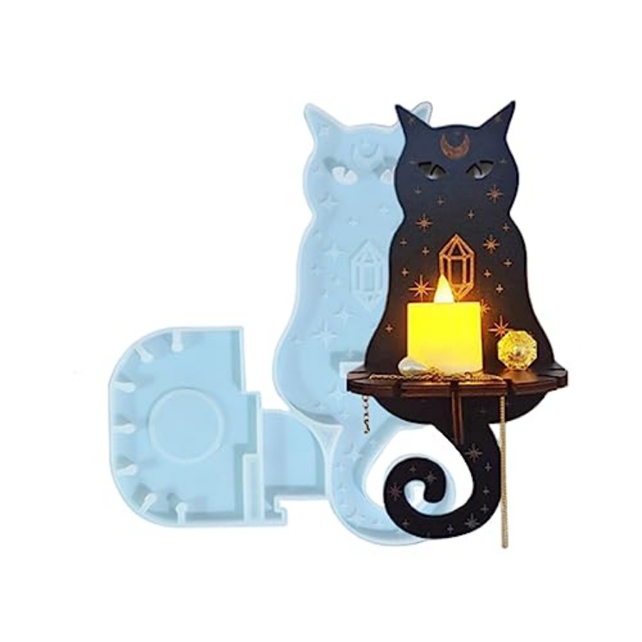 Candle Mold Silicone - Stampi in Silicone per Resina, Stampi