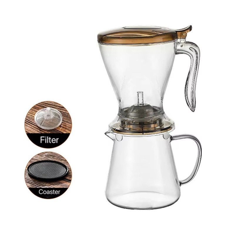 Pour Pot Aluminum - Logo personalizzato 600ml Versare in plastica