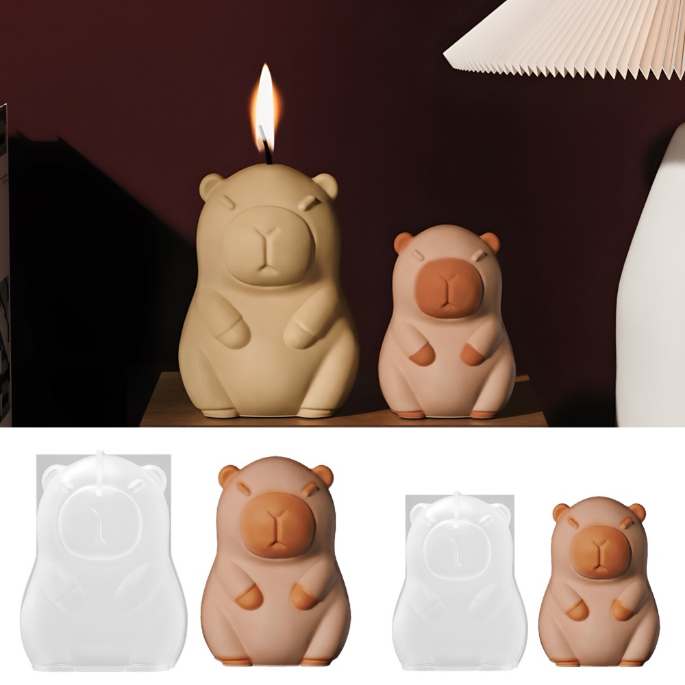 Candle Making Experience - Capibara in piedi candela profumata stampo