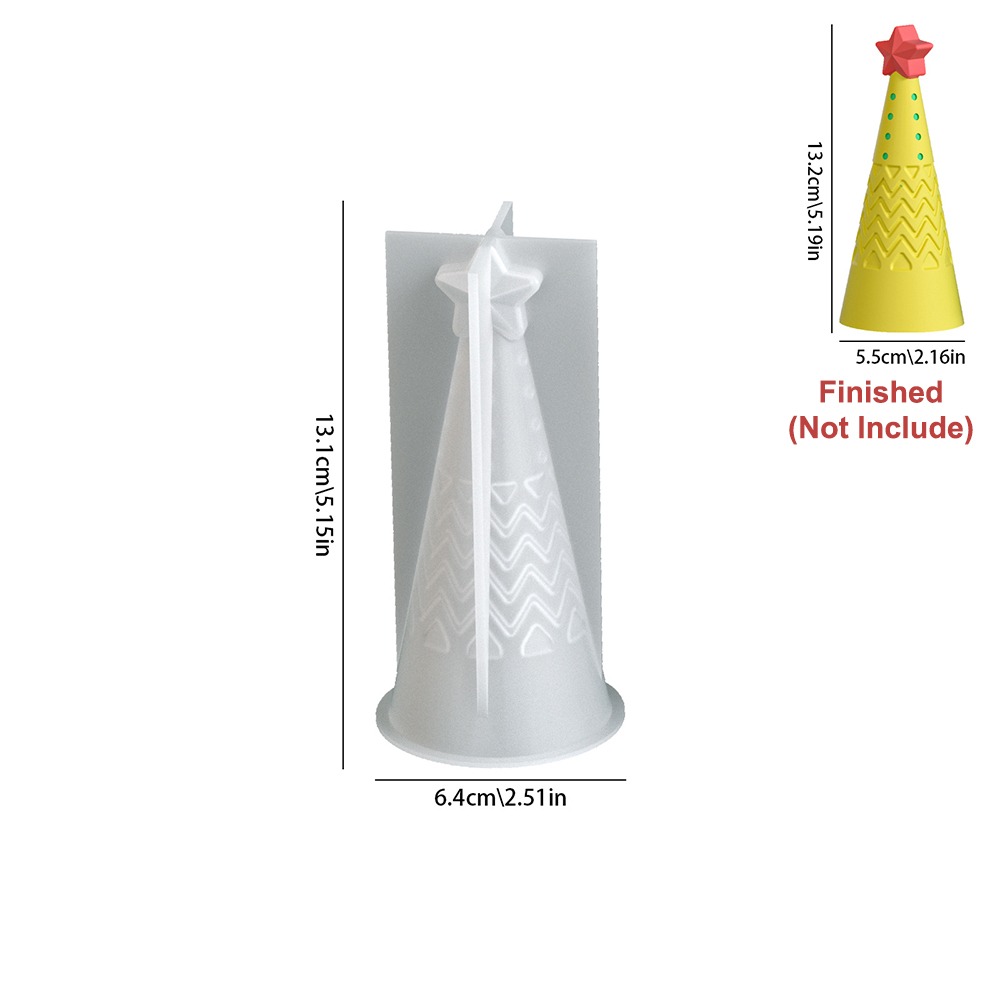 Candle Making Kit Xmas - Stampo per candele a cono natalizio