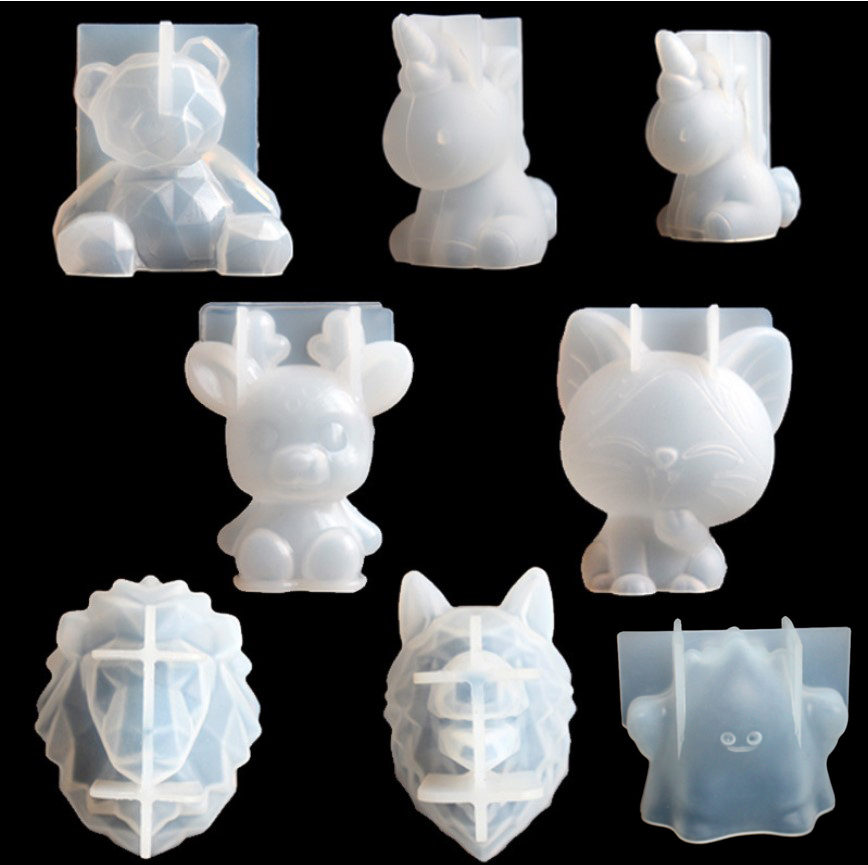Candle Mold Silicone - Stampi in resina epossidica siliconica trasparente