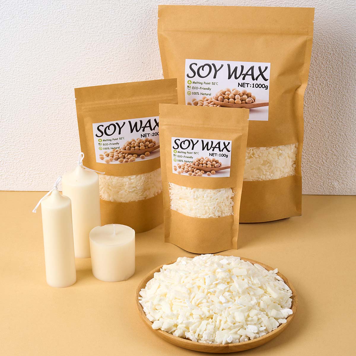 Candle Making Experience - 1 libbra di cera di soia