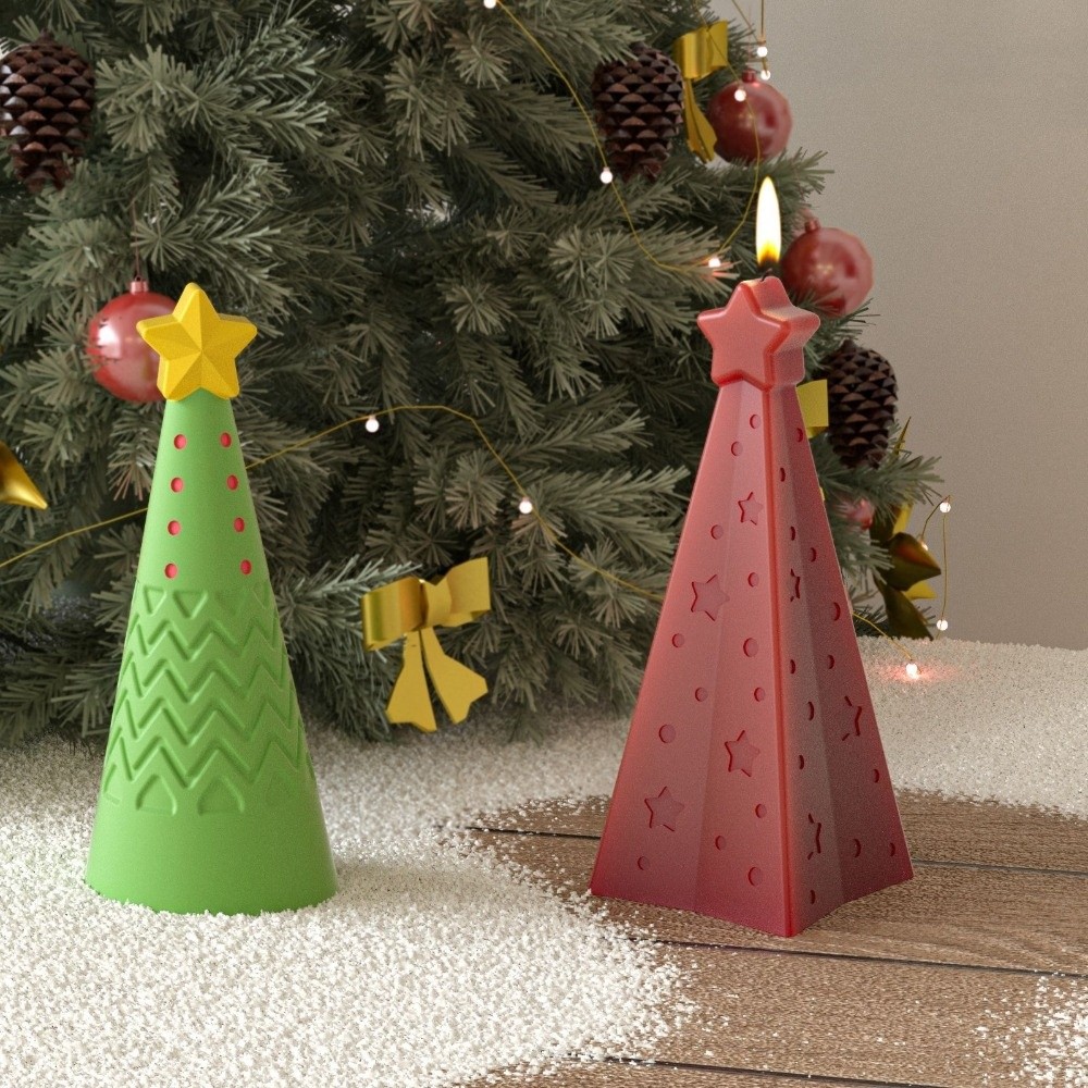 Candle Making Kit Xmas - Nuovo silicone cono di Natale candela