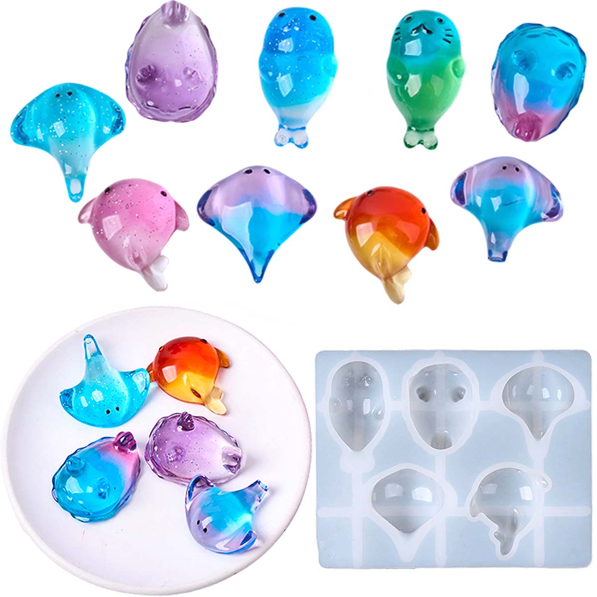 Candle Mold Silicone - Stampo in Silicone 3D a forma