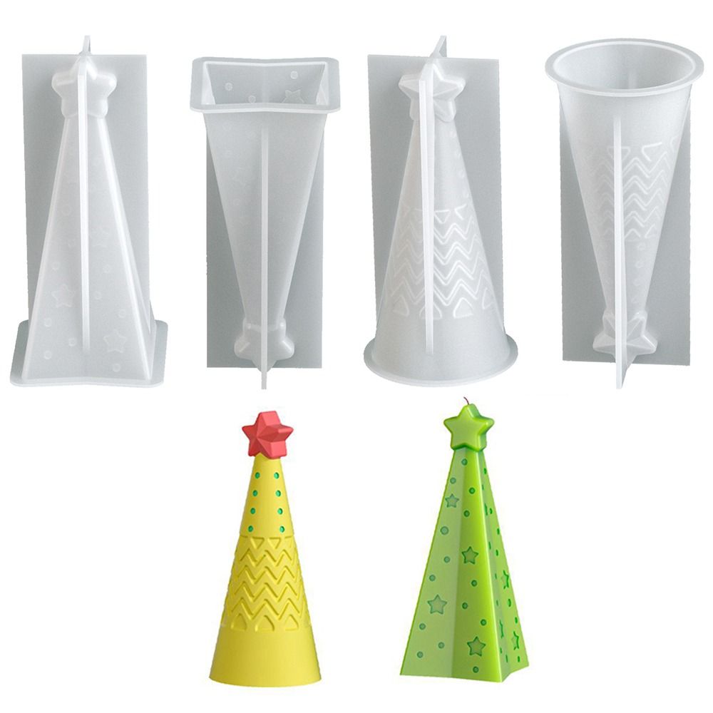 Candle Making Kit Xmas - Stampo per candele a cono natalizio