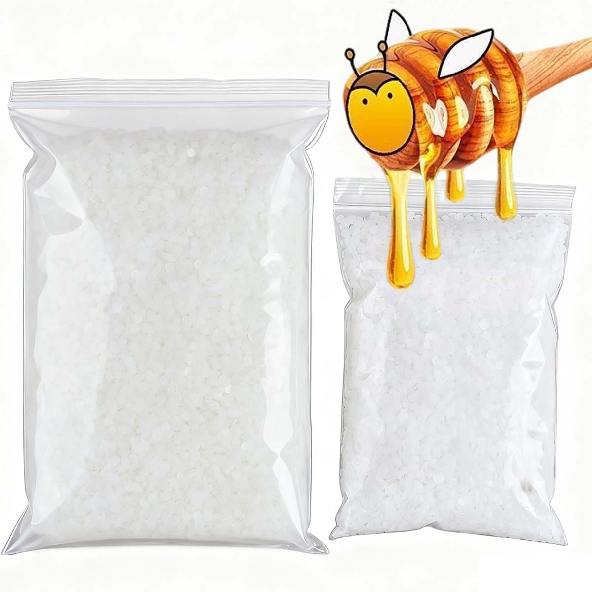 Candle Making Experience - 200g-1000g Cera D'api Bianca Pura Naturale