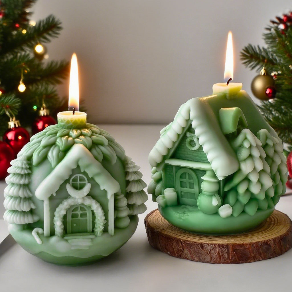 Candle Making Books For Beginners - Stampo in silicone per casa sull'albero