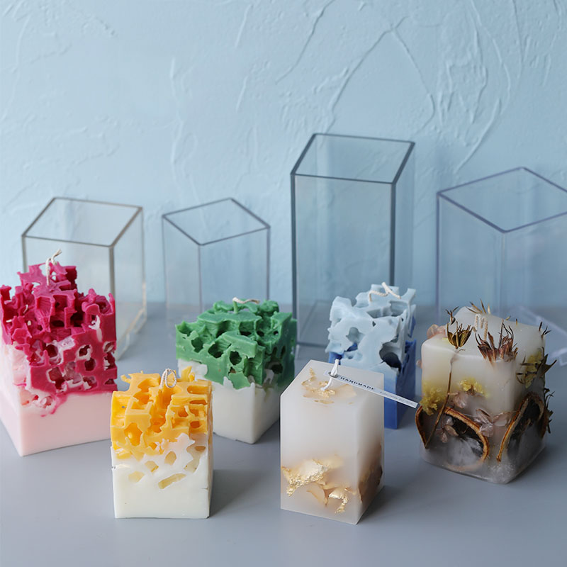 Candle Making Experience - Stampo per candele a colonna rettangolare