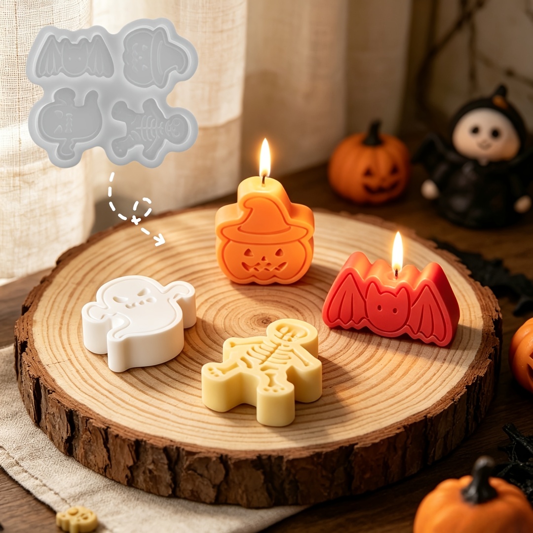 Candle Mold Silicone - Set di stampi in silicone a
