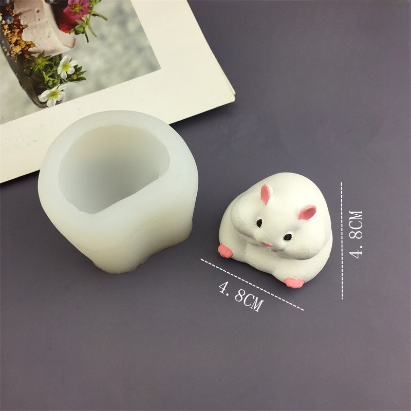 Fai da te carino criceto stamp - Candle Mold Silicone recensione e prezzo