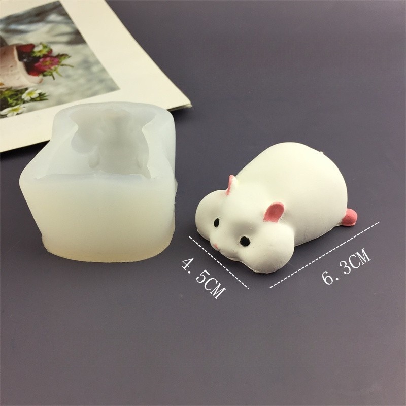 Fai da te carino criceto stamp - Candle Mold Silicone recensione e prezzo