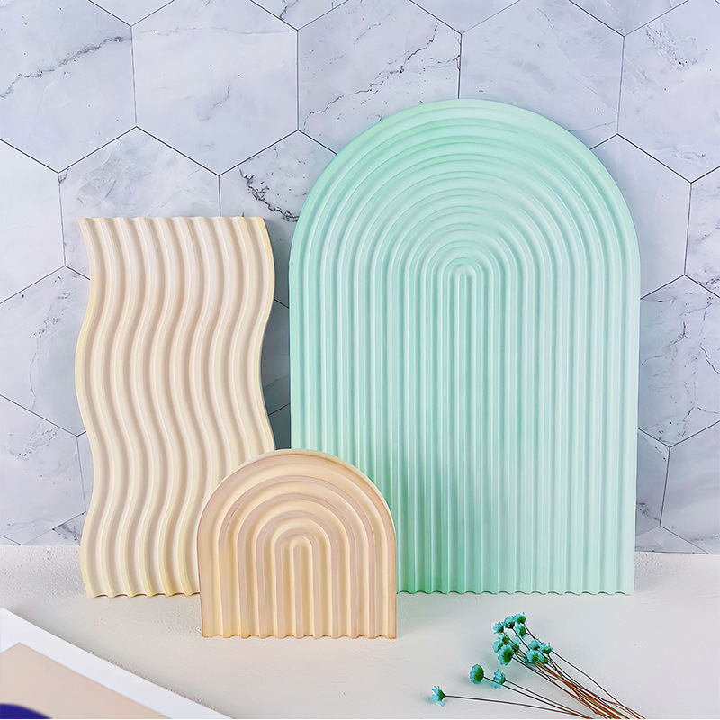 Stampo per vassoio ondulato a  - Candle Mold Silicone recensione e prezzo