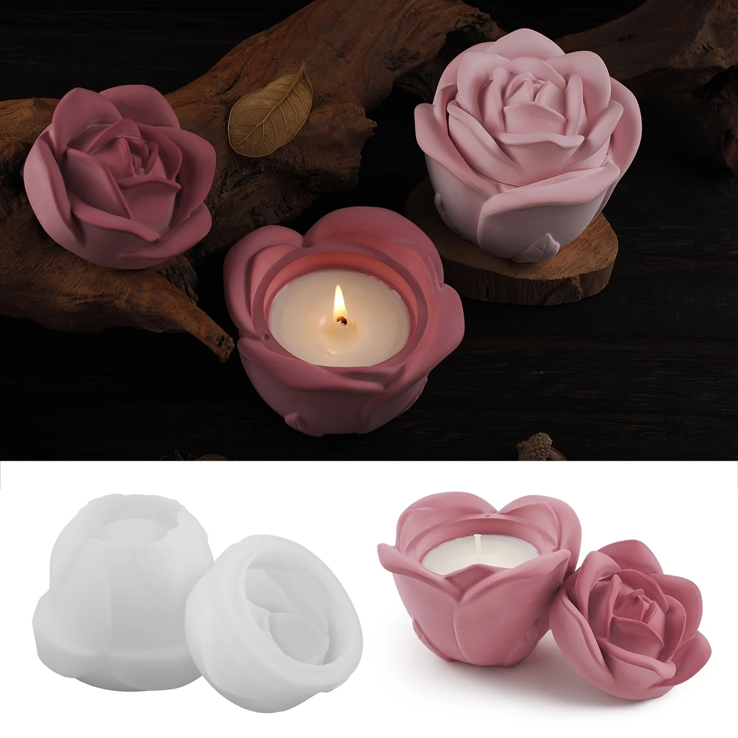 Set da 2 pezzi Stampi in silic - Candle Mold Silicone recensione e prezzo