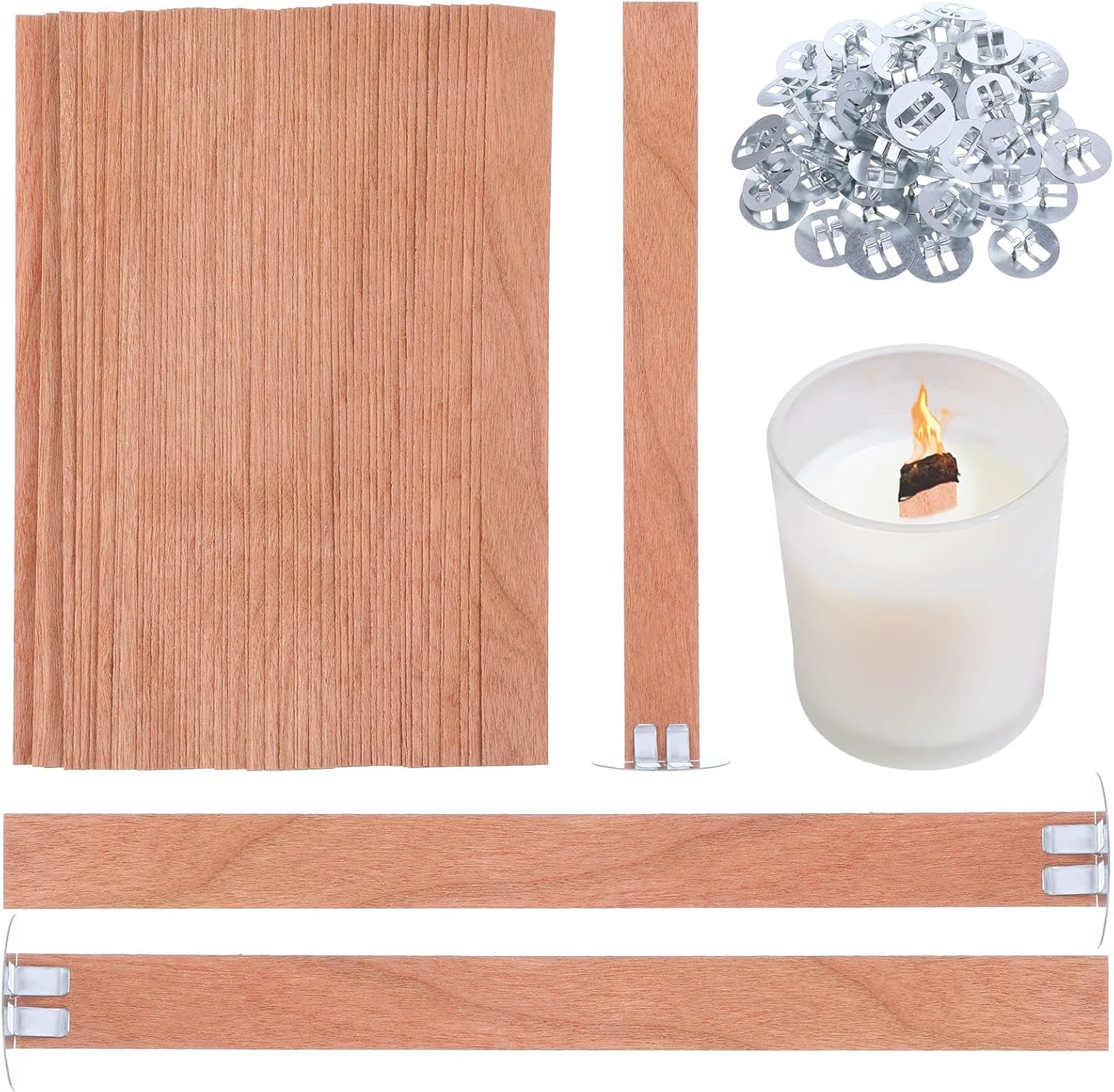 60 Stoppini in Legno per Cande - Candle Making Experience recensione e prezzo