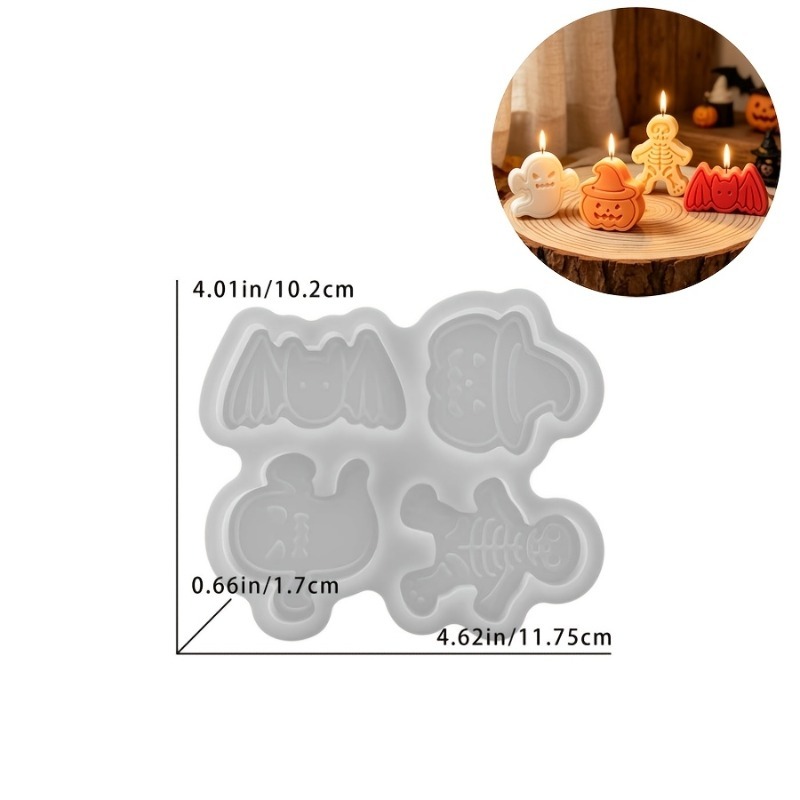 Set di stampi in silicone a 4  - Candle Mold Silicone recensione e prezzo
